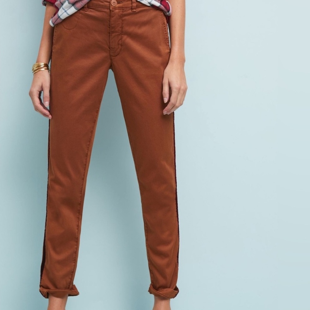 Anthropologie Relaxed Chino Pants in CEDAR